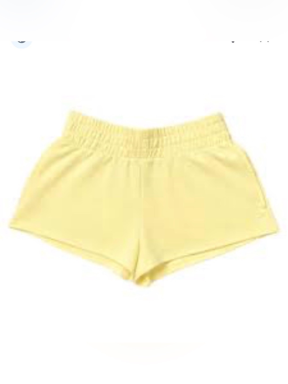 KatieJ NYC Dylan Shorts Butter Yellow Tween Knit Lounge Shorts